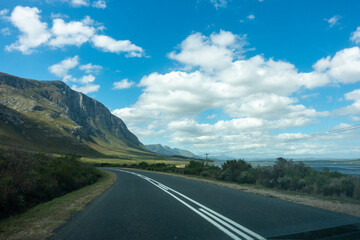 Coastal Road at Kogelberg, Cape Town Region, South Africa