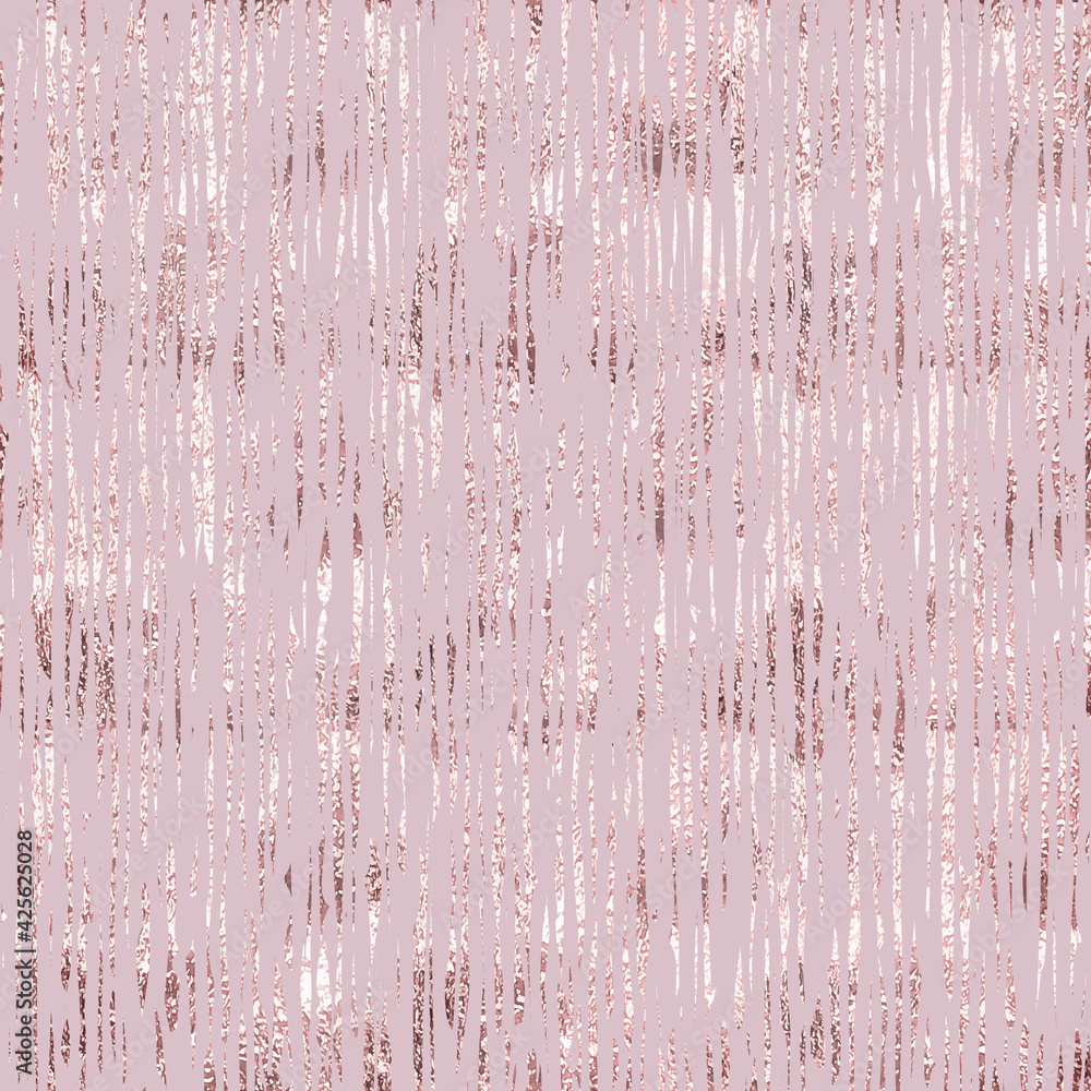 Poster elegant seamless pattern. delicate background for prints. pink texture with effect metallic foil. re