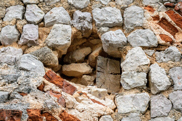 an old castle ruin on the mountain