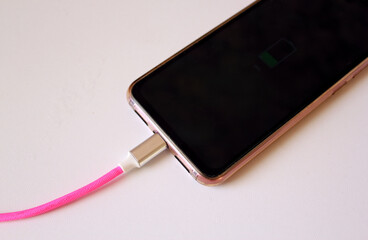 Smartphone charging.