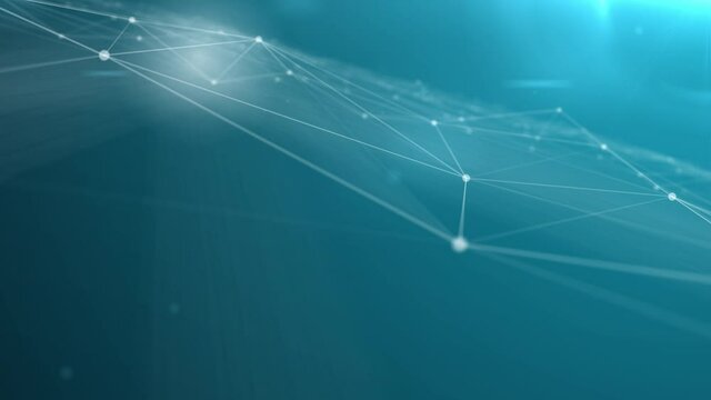4K Abstract 3D motion animation for network, data, business, internet and technolody.