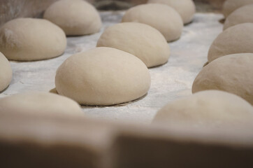 Fototapeta na wymiar Dough for baking Armenian bread