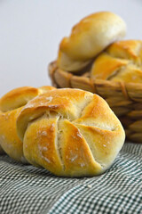Traditional handmade Viennese buns