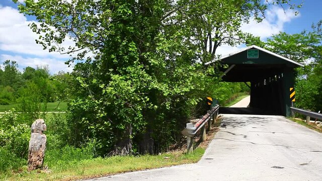 Ballard Road Covered Bridge in Ohio, United States