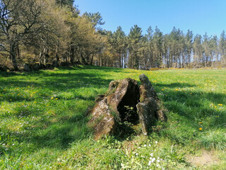 medalith dolmen in the countryside near Lugo