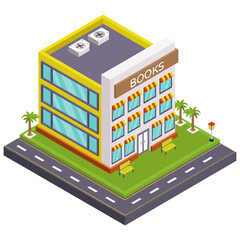 
Well designed isometric style icon of shop, easy to use 

