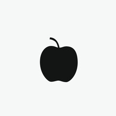 Apple vector icon.  Editable stroke. Linear style sign for use on web design and mobile apps, logo. Symbol illustration. Pixel vector graphics - Vector