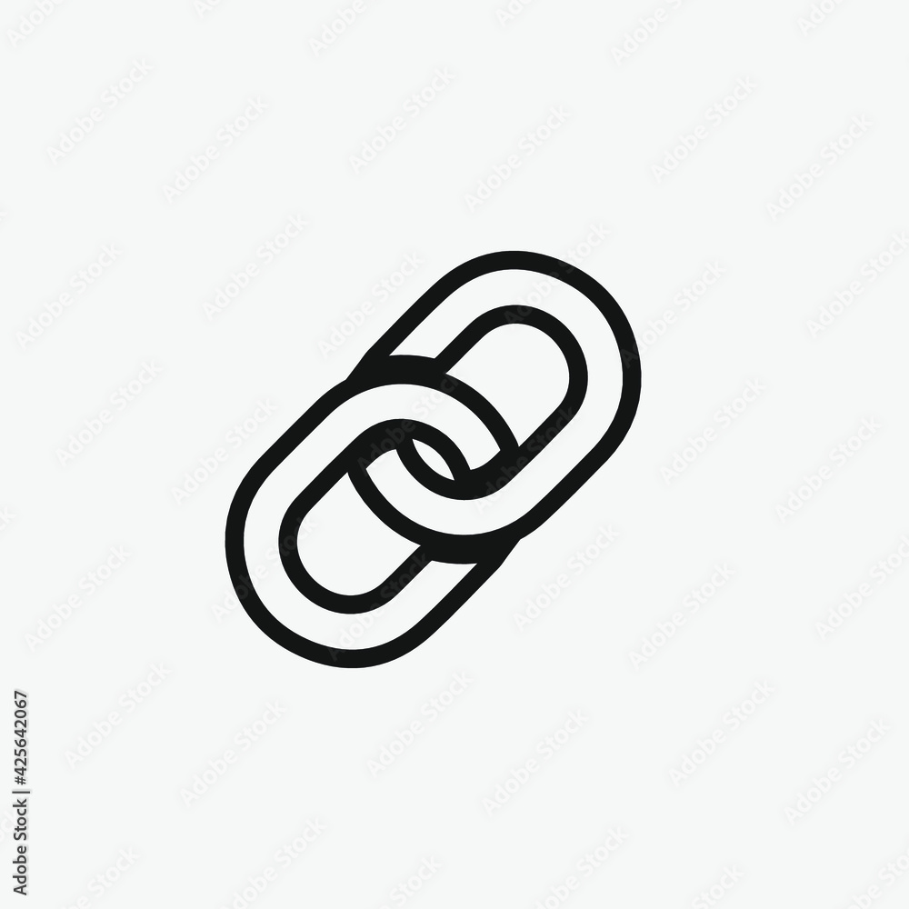 Poster chain vector icon. editable stroke. linear style sign for use on web design and mobile apps, logo. s