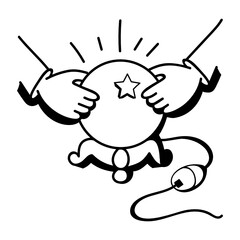 
Beautifully designed doodle illustration of solutions 

