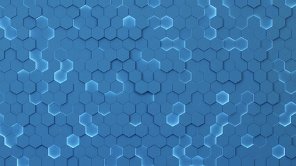 Abstract hexagonal background