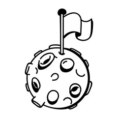 
Mission is creatively designed in illustration 

