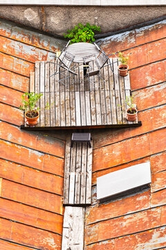 Small terrace on the roof