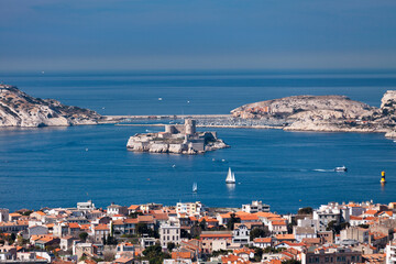 The Chateau d'If is a fortress located on the island of If, a small island in the Bay of Marseille.