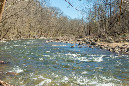 The Patapsco Valley River. Maryland.