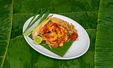 Fried Rice dishes and Grilled Chicken 