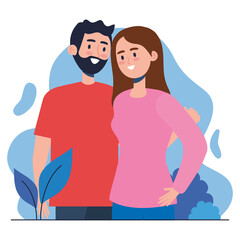 lovers couple characters