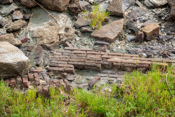 A chuck of a brick wall from Fort Sumter in Charleston, South Carolina