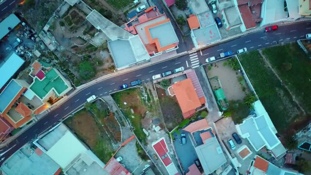 Paisaje dron Canarias, Tenerife, Candelaria, barrancos , ciudad