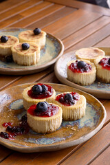 Cheesecake Muffin Minis blueberry