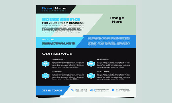Real Estate Business Flyer Design