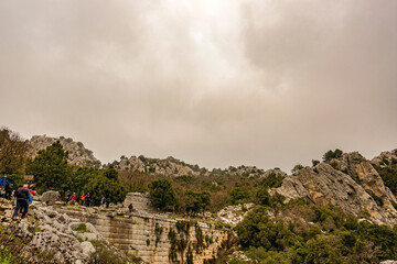 Scenic view of Termessos, which  was a Pisidian city built at an altitude of more than 1000 metres...