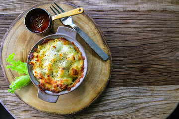 Baked Spinach with Cheese