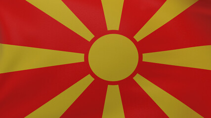 Macedonia flag texture