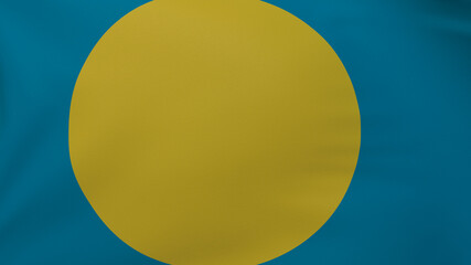 Palau flag texture