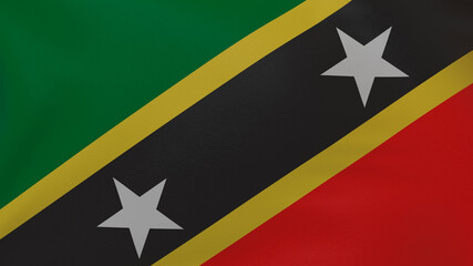 Saint Kitts and Nevis flag texture