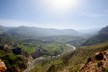 Fototapeta na wymiar Arequipa Valle del Colca