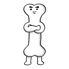 太い骨のキャラクター