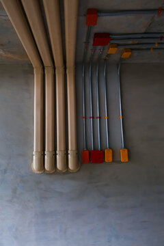 Electrical conduit system inside the building