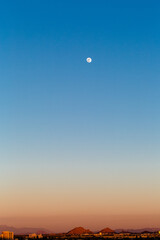 Full moon over Phoenix, AZ