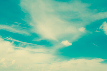 blue sky with clouds