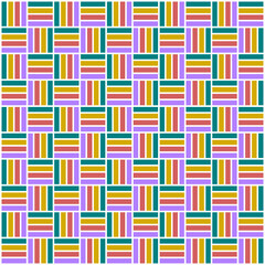 Azulejos formados por rayas paralelas en colores pastel sobre fondo blanco