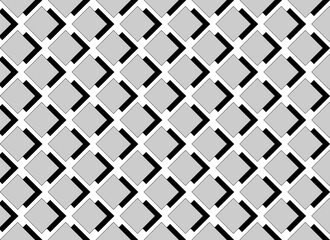 Cuadrados grises con efecto de sombra negra sobre fondo blanco