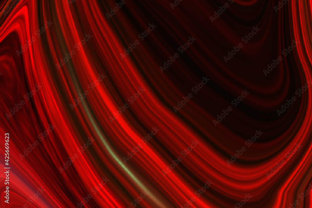 Poster Red liquid marble vector background