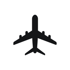 Plane icon design isolated on white background