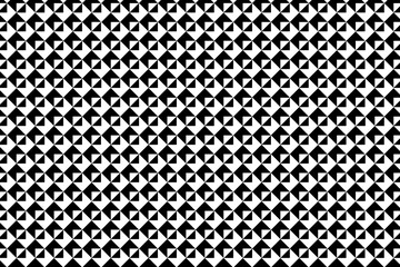 Figuras geométricas en color negro con efecto negativo en blanco