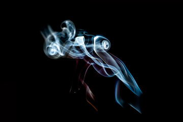 swirl of smoke