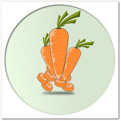 3 carrots 