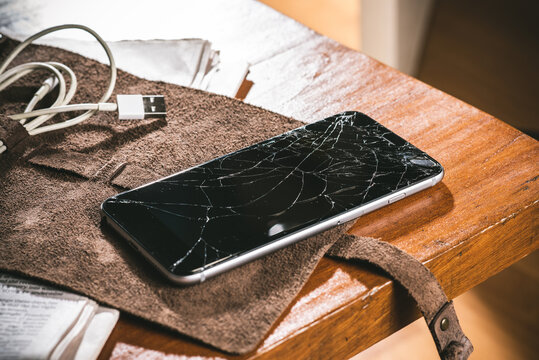 Broken smart phone