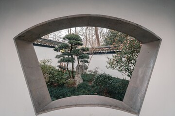 Landscapes of Guo Zhuang garden in Hangzhou West Lake, which is a Classic Chinese Garden in Hangzhou, China