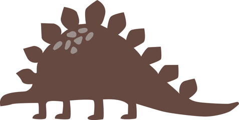 abstract dinosaurs on boho style vector illustration