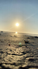 sunset on the beach