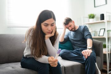 Stressed girlfriend did not want to get pregant