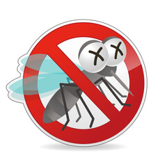 Mosquito repellent or insect repellent icon.