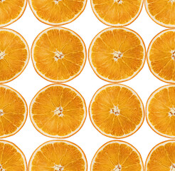 Orange fruit  seamless pattern