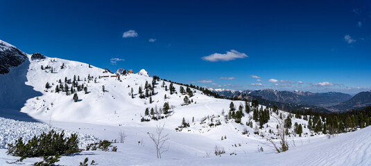 Königshaus am Schachen im Winter