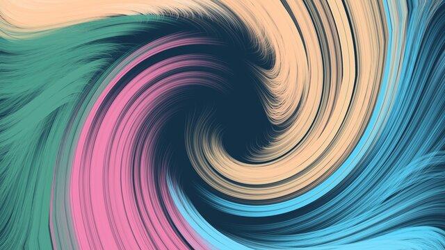 Ultra HD presentation backgrounds and textures, abstract colorful background with spiral waves painting